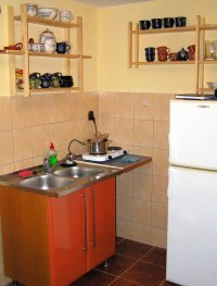 Kitchen on the ground floor.