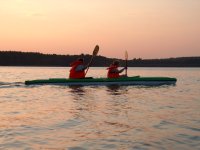 Pile Lake by canoe