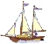 By sailing boat, water bicycle, canoe, swim